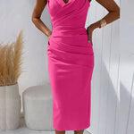 Florence | Rochie midi cu spatele gol