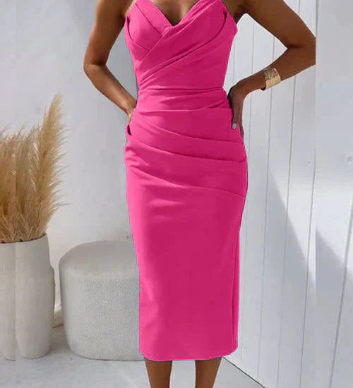 Florence | Rochie midi cu spatele gol