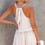 Megan | Elegant Ruffle Maxi Dress