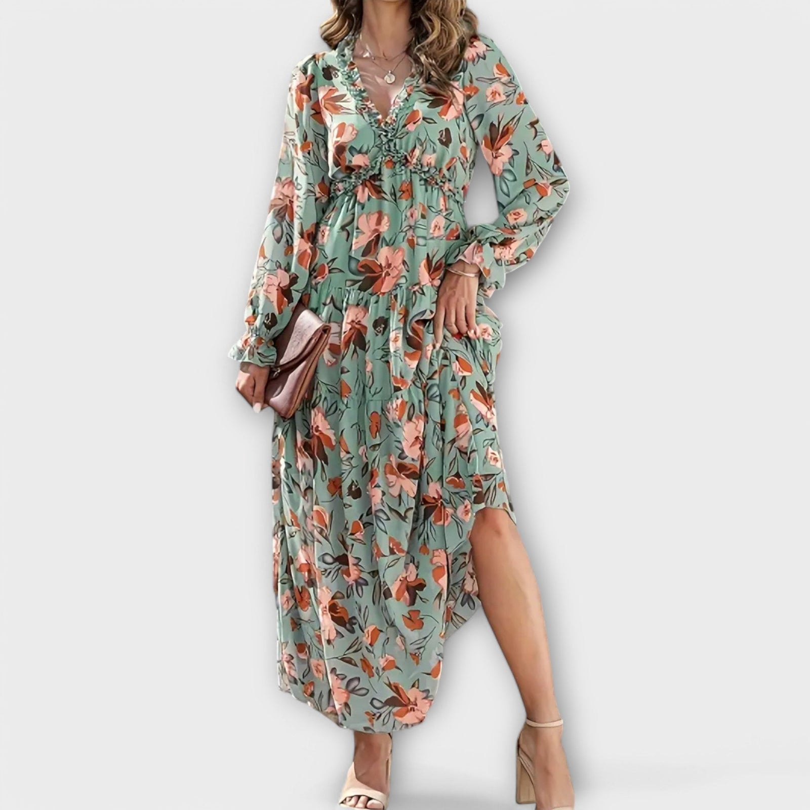 Rochie maxi florală