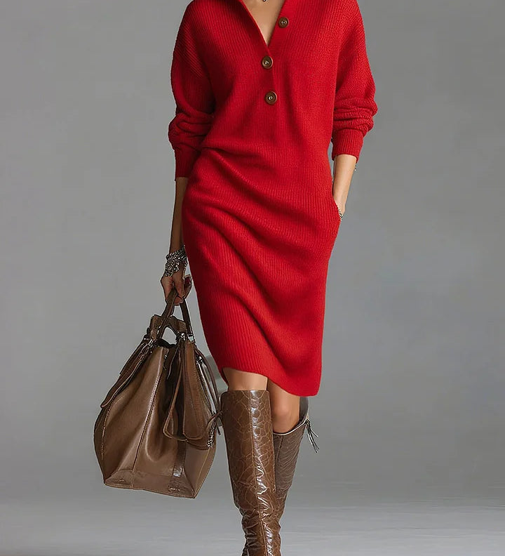 Rochie pulover elegantă
