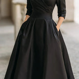 Clara | Rochie satin rafinată