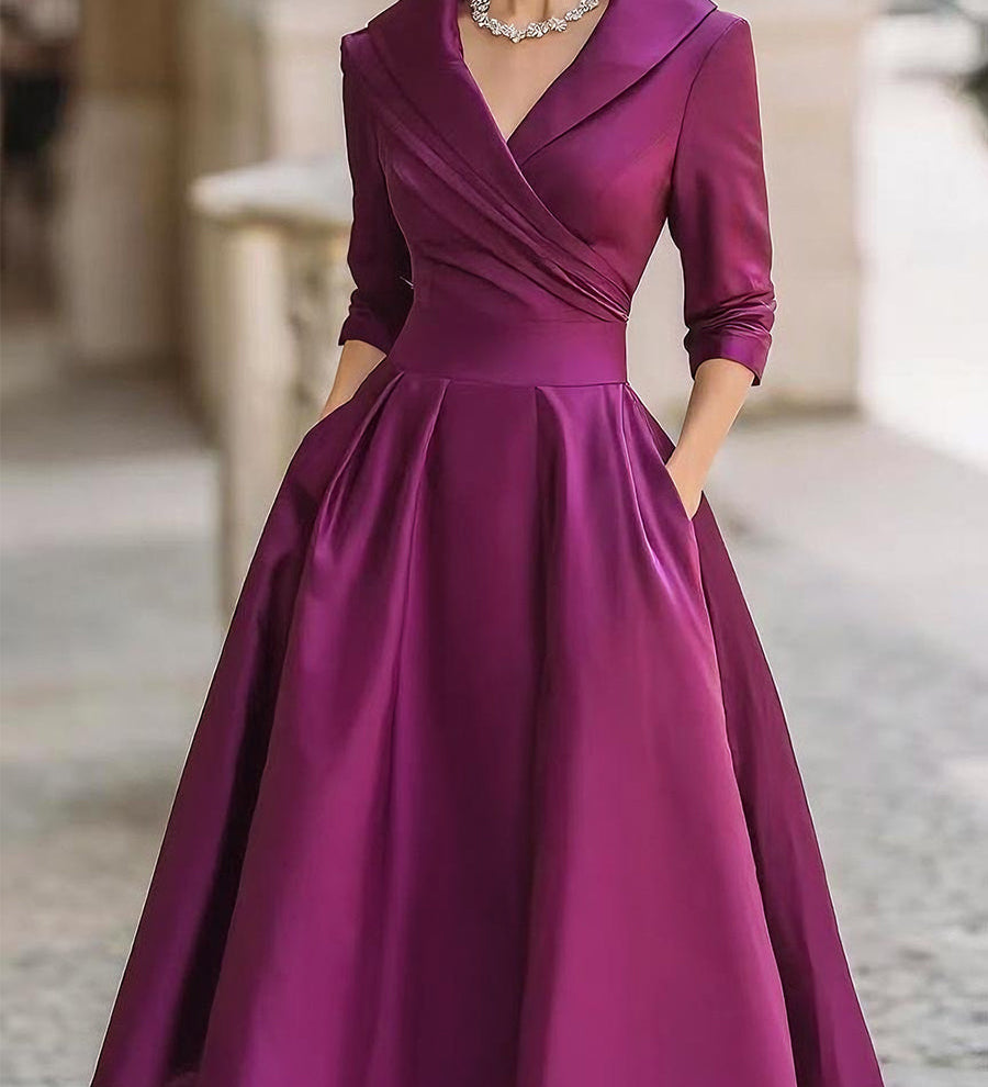 Rochie elegantă din satin