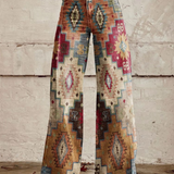 ALDINA | Pantaloni boho cu volum