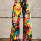 Ashford Flori | Pantaloni boho eleganți