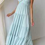 Marilyn | Rochie maxi cu decolteu în