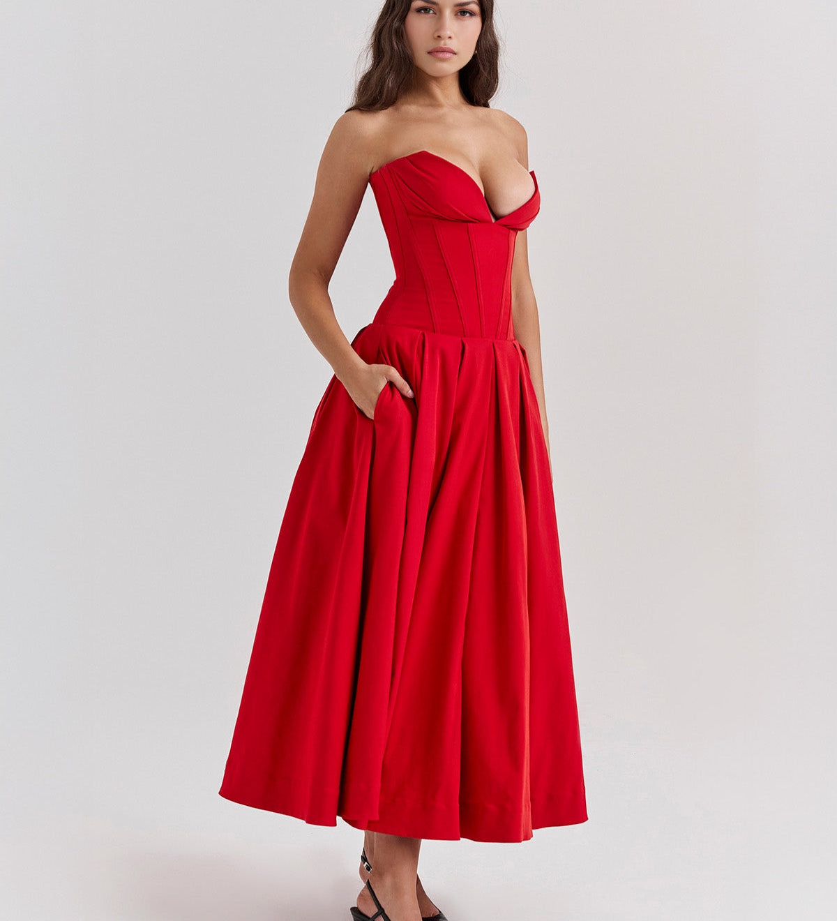 Amalfi | Rochie midi rafinată