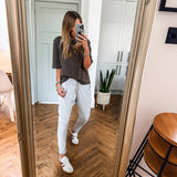 Pantaloni Jogger cu Fermoar