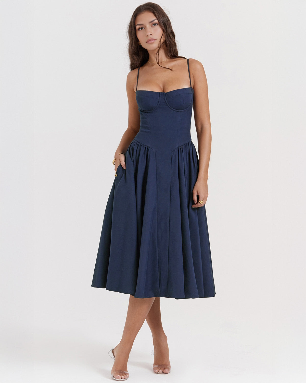 Francesca | Rochie midi elegantă