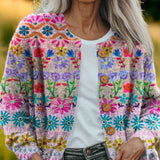 Freya | Cardigan patchwork modern