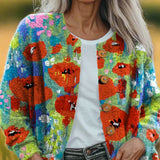 Cardigan patchwork modern