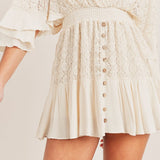 Rochie mini din dantelă