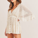 Rochie mini din dantelă