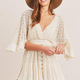 Rochie mini din dantelă