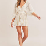 Rochie mini din dantelă
