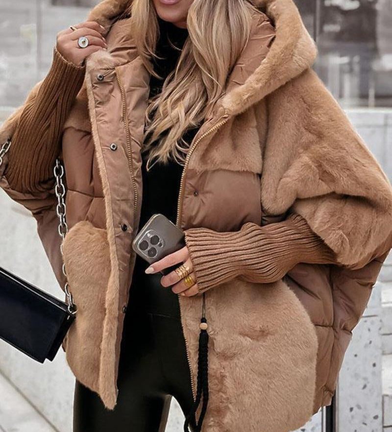 Evie | Palton confortabil cu glugă