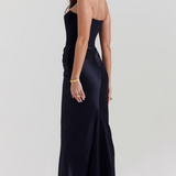 Rochie maxi fără bretele