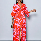 Rochie maxi florală