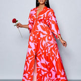 Camila | Rochie maxi florală