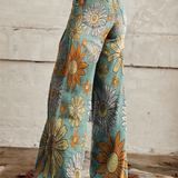 CIRILLA | Pantaloni florali rafinați