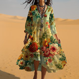 Beatrice Rochie Midi Florală