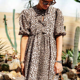 Indy Rochie leopard rafinată