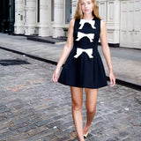 Rochie mini cu fundă