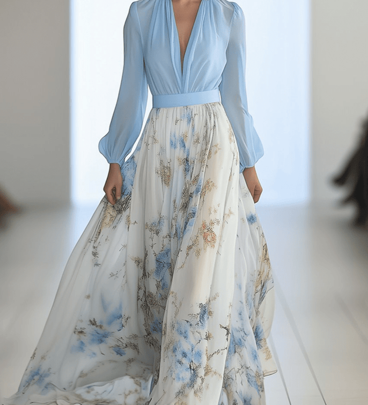 Zara | Rochie maxi elegantă florală