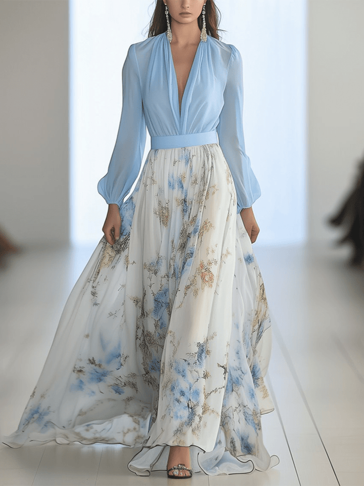 Zara | Rochie maxi elegantă florală