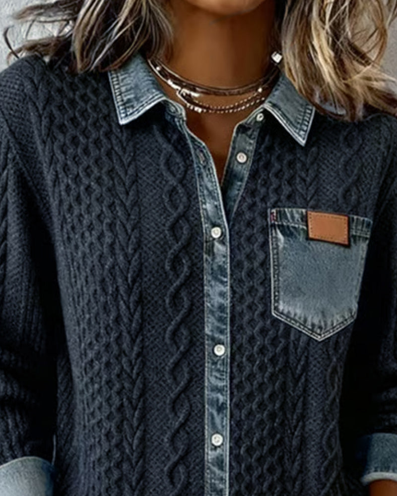 Olivia | Cămașă din denim