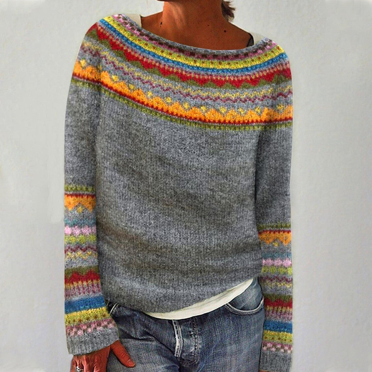 Emily | Pulover confortabil colorat