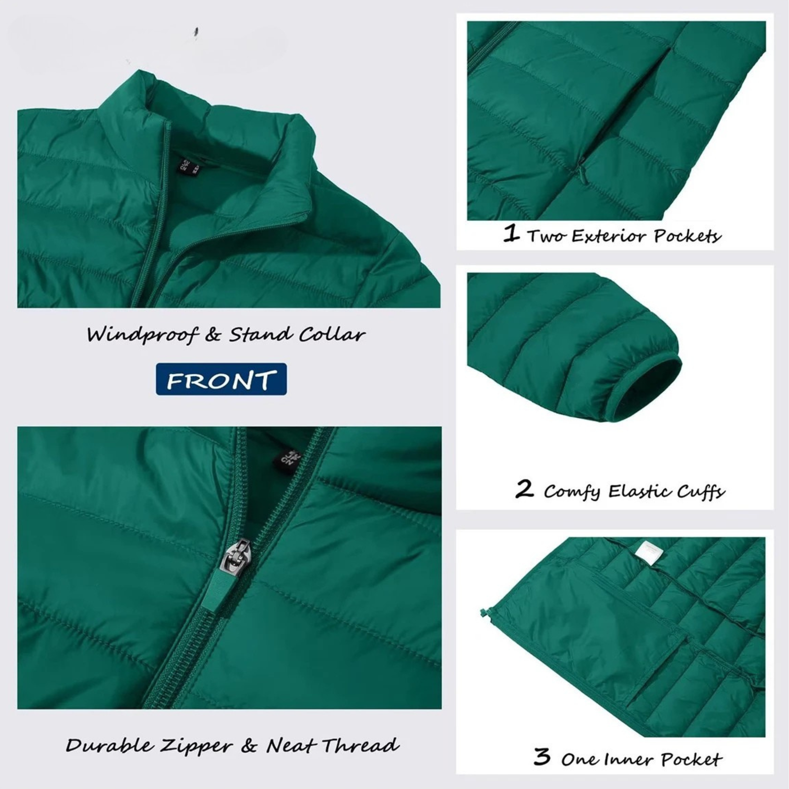 Jachetă puffer matlasată