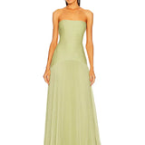 Morgane | Rochie maxi fără mâneci
