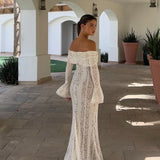 Rochie maxi din dantelă
