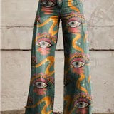Ochi | Pantaloni boho eleganți