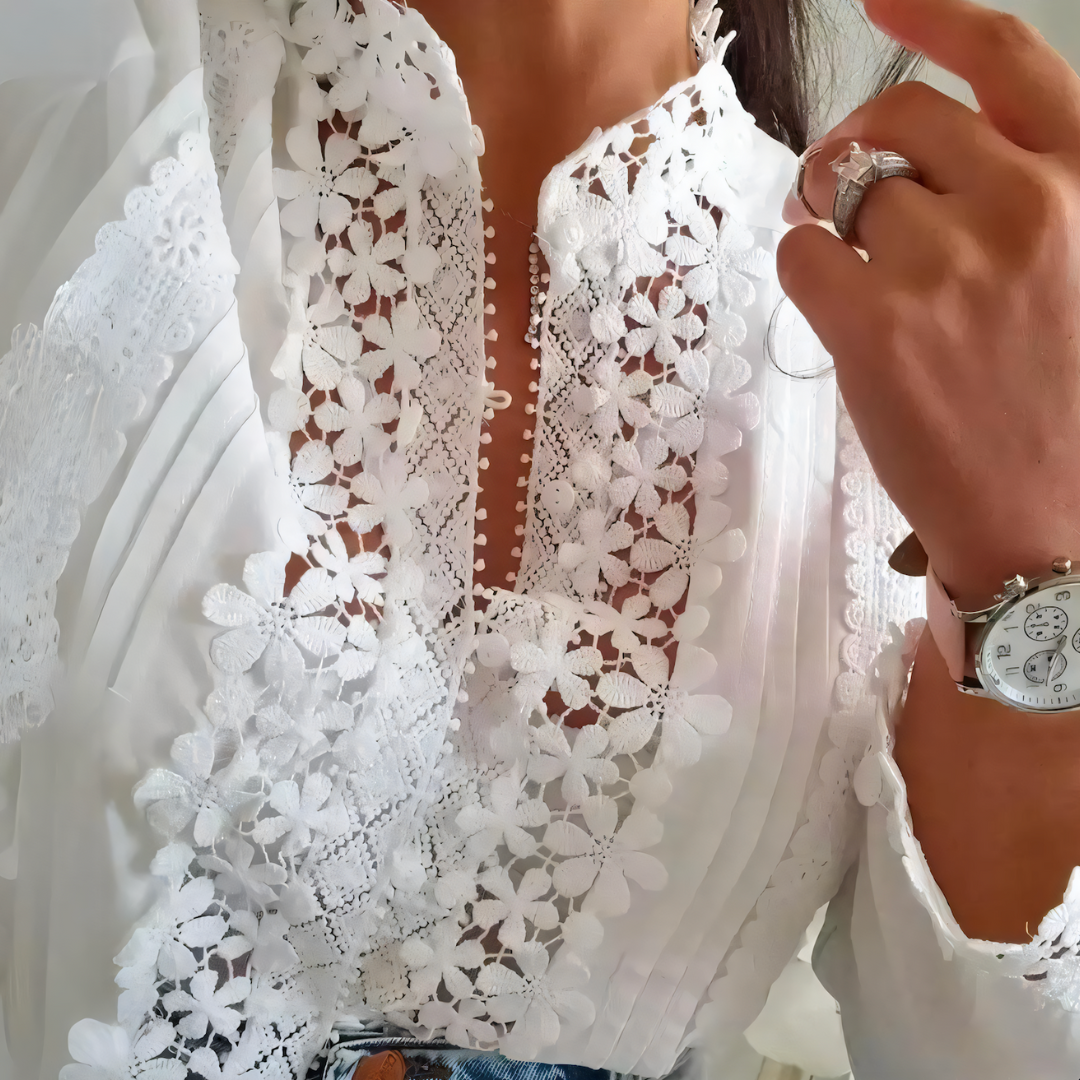 Bluză florală elegantă