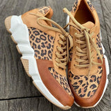 Alice Sneakers cu accent leopard