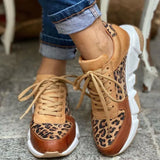 Alice Sneakers cu accent leopard