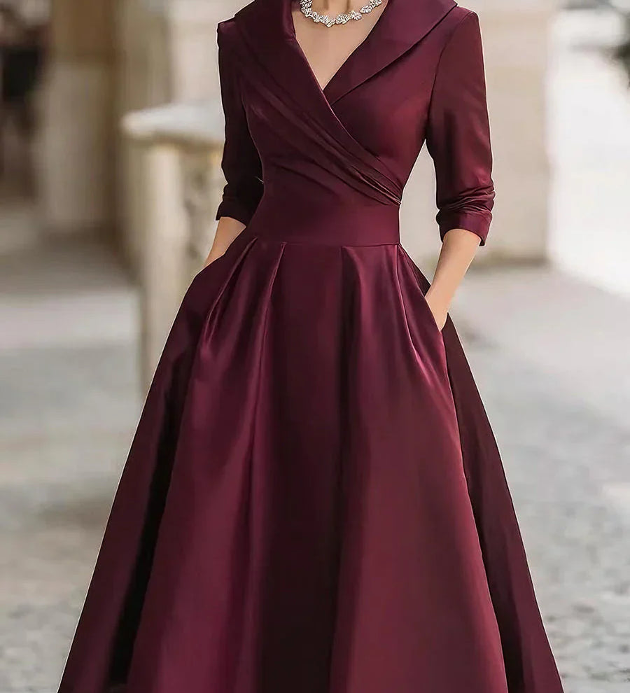 Clara | Rochie elegantă din satin