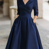 Clara Rochie Midi Satinată