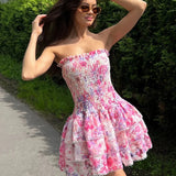 Rochie cu volane elegante