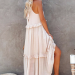 Megan | Elegant Ruffle Maxi Dress
