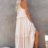 Rochie halter cu volane