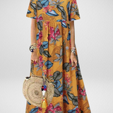 Rochie maxi florală boho