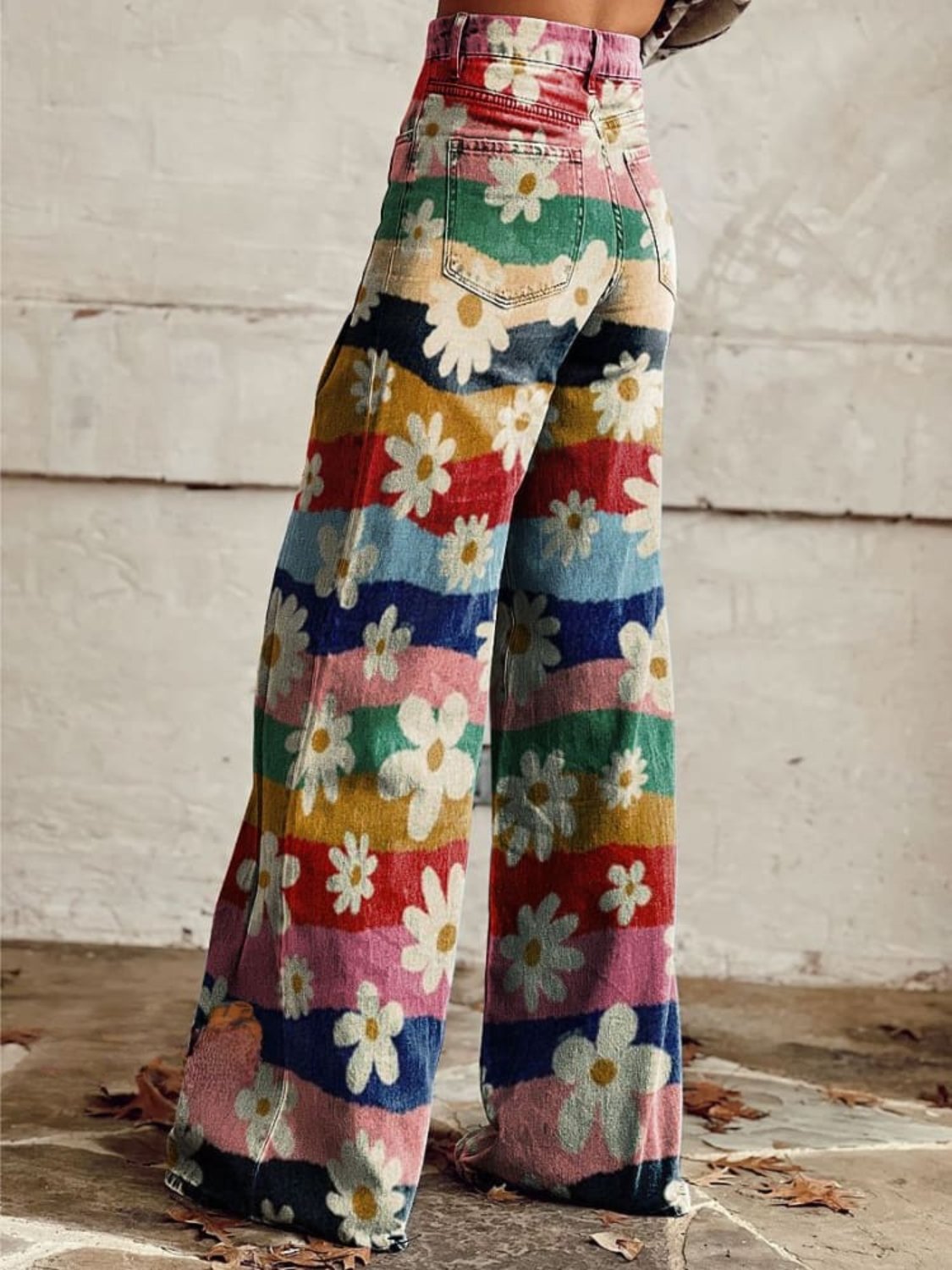 VINICIA | Pantaloni florali retro