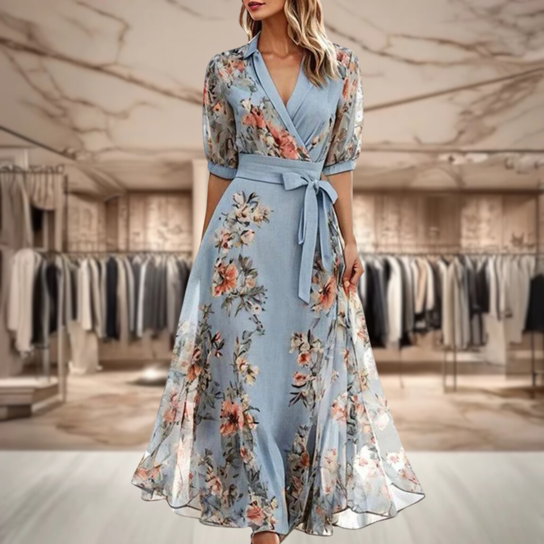 Aurora | Rochie florală rafinată