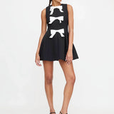 Rochie mini cu fundă