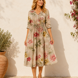 Estelle | Rochie cu Flori Sălbatice Delicate