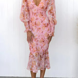 Nevara Rochie Midi Florală