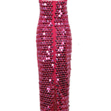 Jocelyn | Rochie midi cu paiete